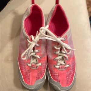 Sperry Pink and Gray Sneakers